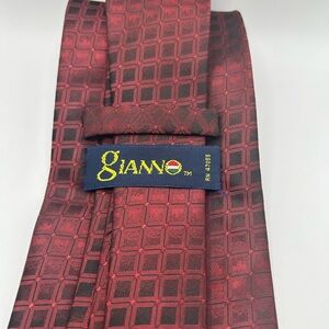 Gianno Red Patterned Men's Tie